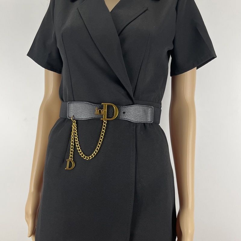 迪奧 ! Dior 商務時尚新款皮革耐用皮帶皮帶中性皮帶