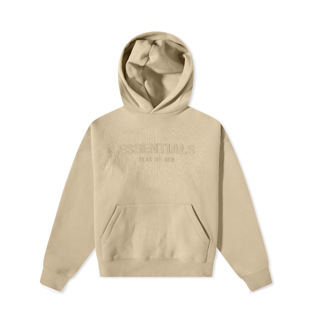 [FLOMMARKET] FOG Essentials 23SS Kids Hoodie 大童/女版 華夫格 帽T 沙色