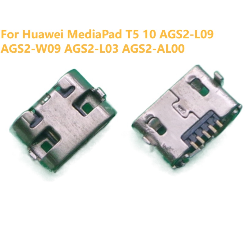 5-30 件充電針底座連接器適用於華為 MediaPad T5 10 AGS2-L09 AGS2-W09 AGS2-L0