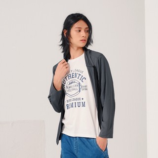 OB嚴選 涼感．冰咖啡紗素色連帽運動外套(男款) 《KS1042》男裝/現貨/大尺碼