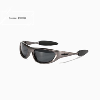 12104 |側邊兩橫眼鏡| 復古高級質感太陽Y2K科技感潮ins未來風配飾