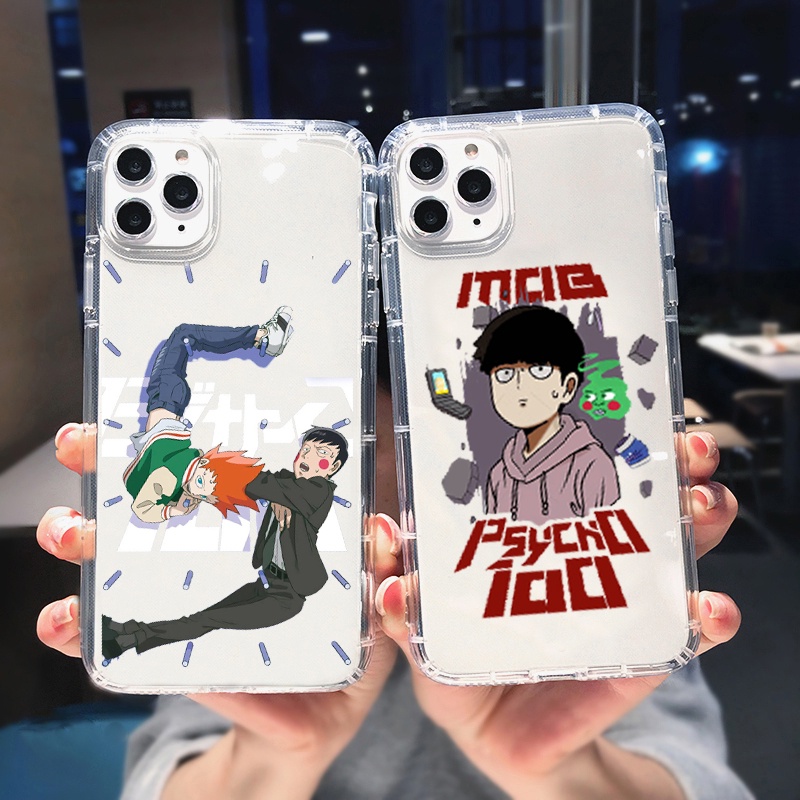 日本動漫 Mob Psycho 100 手機殼保護套適用於 Iphone 14 13 Pro Max 11 12 Xs