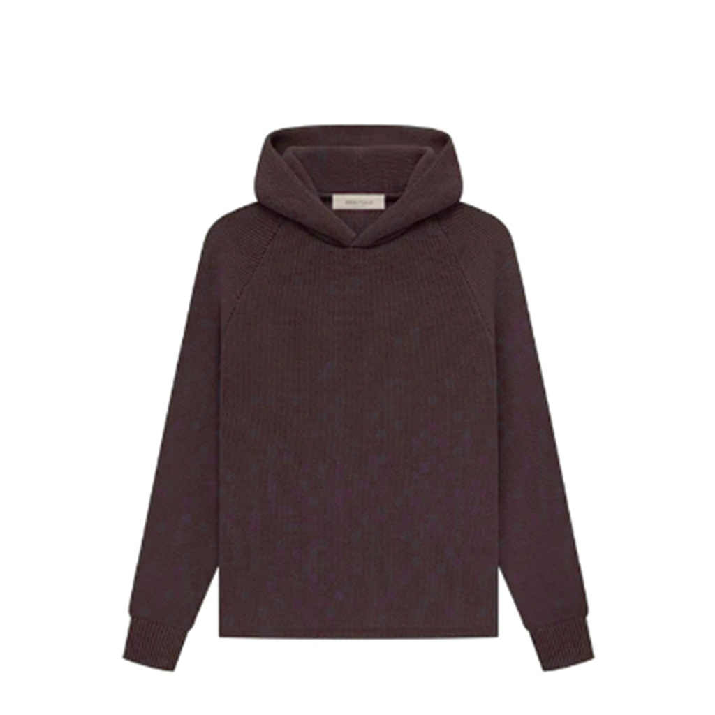 [FLOMMARKET]FOG Essentials 23SS Kids Knit Hoodie 大童女版針織帽T 棕紫