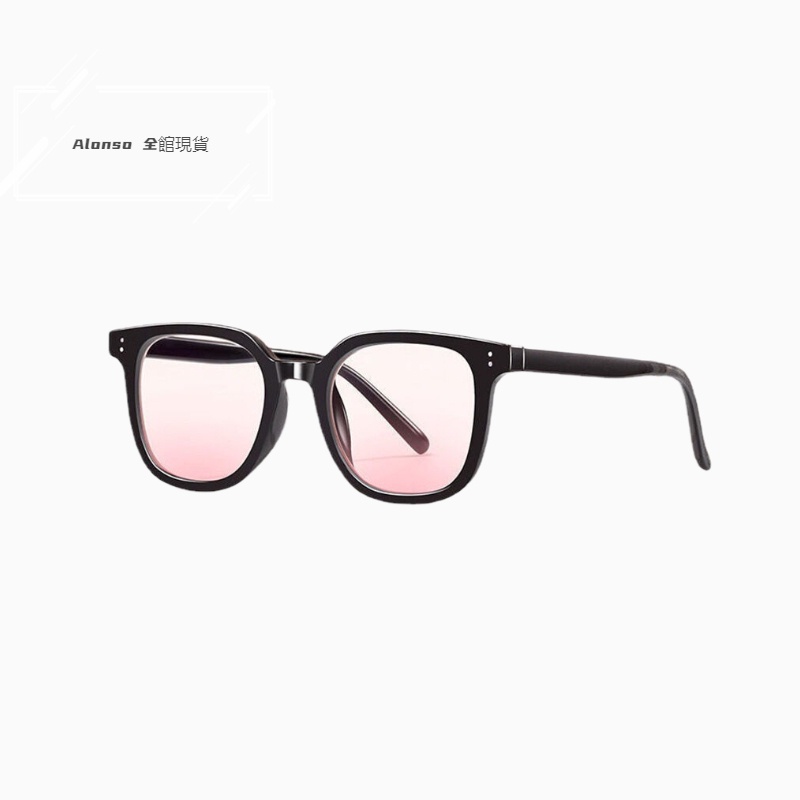 12034 |腮紅眼鏡| 素顏防藍光可配度數ins感百搭平光鏡配飾