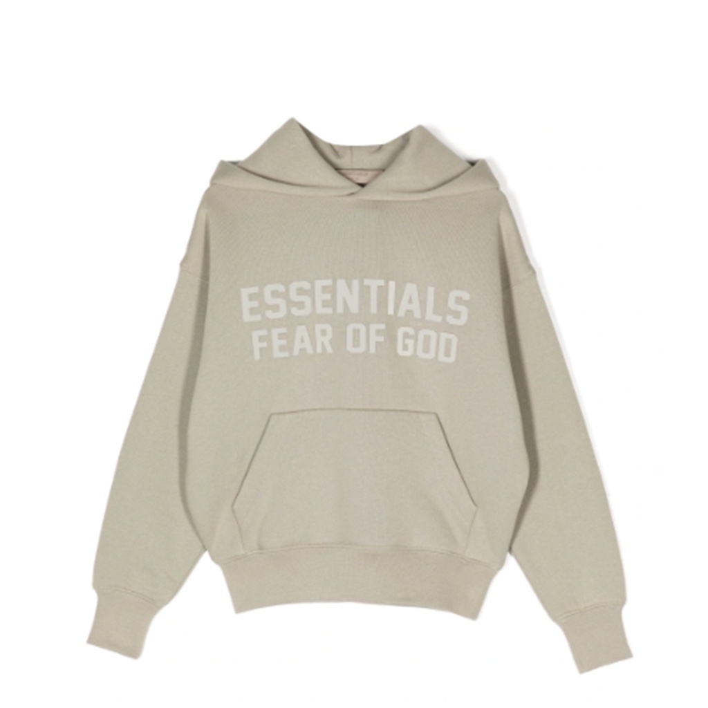 [FLOMMARKET]FOG Essentials 23SS Kids Hoodie Seal 大童/女版 帽T 灰綠