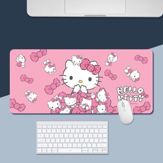 Kawaii Hellos Kittys 大號滑鼠墊 Pc 遊戲電腦配件鍵盤筆記本電腦滑鼠墊 Gamer Varmilo