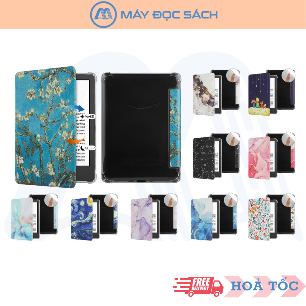 Ppw6 Kindle Paperwhite 6 皮套,Kindle Colorsoft 透明後蓋氣墊抗衝擊角