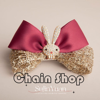 【ChainBaby】兒童蝴蝶結頂夾韓版小女孩可愛髮夾立體水鉆髮飾發卡夾子寶寶頭飾