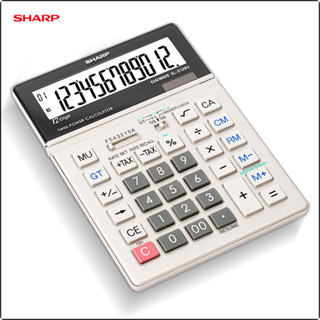 新款 小算盤 商務 夏普/SHARP 小算盤EL-2128V商務辦公用 大號可調角度 稅金計算機
