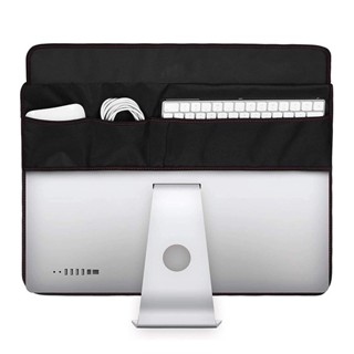 ♞防塵罩 PU 皮革超薄顯示器保護套適用於 iMac 21 24 27 英寸螢幕顯示器保護膜