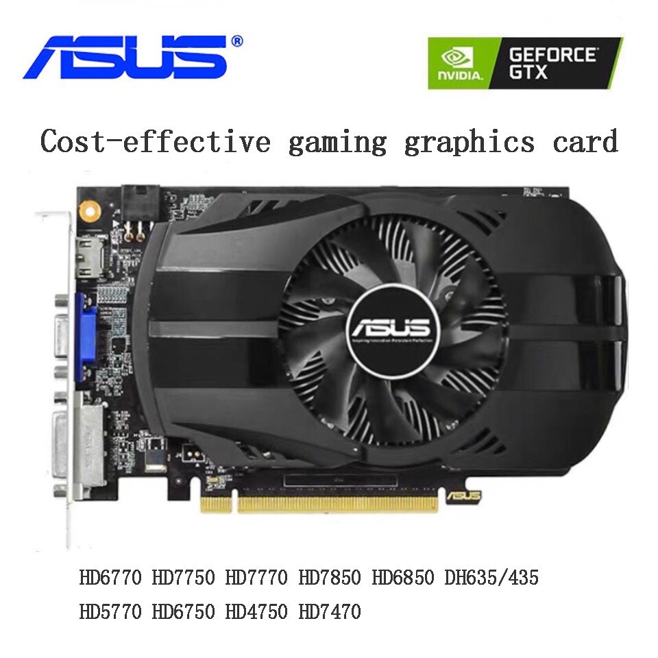 ♞,♘,♙華碩高清系列顯卡 HD7850 HD6770 HD7750 HD7770 HD6850 DDR5 1G 128