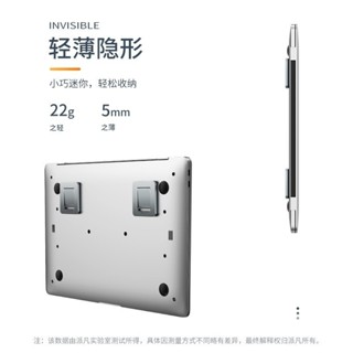 ⭐亨達配件⭐OATSBASF 派凡一對筆記本電腦支架筆電支架迷你隱形鋁合金支架筆電散熱支架散熱墊多功能可折疊適用於筆記