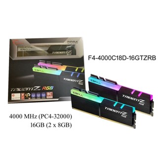 ♞,G.Skill Trident Z RGB 16GB(2x8) DRAM DDR4-4000 桌上型記憶體(平行進