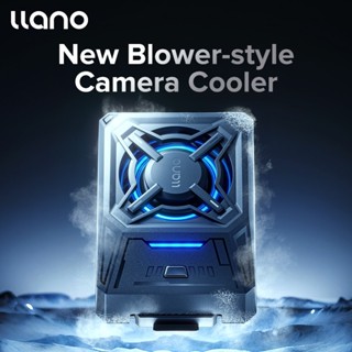 ♞,♘Llano 相機散熱風扇彈簧伸縮安裝可調迷你智慧散熱風扇帶 Type-C 充電埠,相容索尼佳能 FUJIFILM
