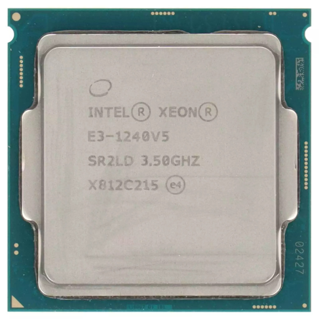 英特爾 CPU 插座 1151 4 核至強 E3-1240 v5 3,5GHz 8M 8 GT/s - SR2LD