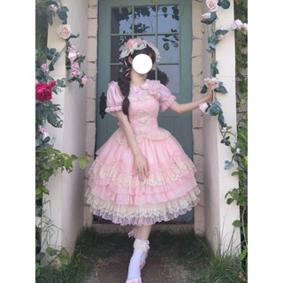 好福運- 【安妮茶會】~白糖少女新品原創設計Lolita洋裝jsk吊帶洋裝夏裝