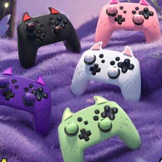 適用於 switch pro手柄保護套 NSP 小惡魔 防滑保護套 b34