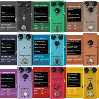 電吉他效果器 Vintage Overdrive Ultimate Drive Crunch Distortion
