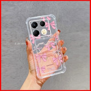 Mowin -適用於 Infinix Note 40 Pro 5G X6853 X6851 保護套卡套 TPU 軟透明保