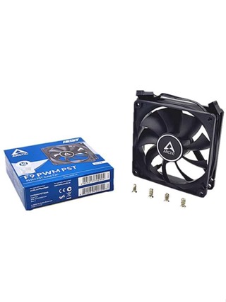 ARCTIC F9 PWM PST 9釐米機箱散熱風扇9cm溫控臺式電腦4針CPU風扇 chengxiang1
