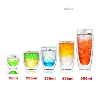 Lifease 高硼矽耐熱玻璃雙層杯 咖啡杯 蛋形雙層玻璃杯80ml~650ml 破損免費補寄 爆款