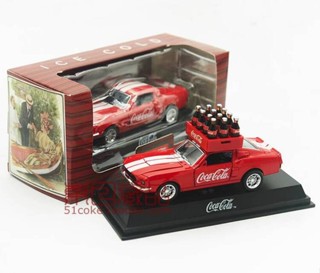 全新禮盒裝可口可樂1950年代野馬1:32跑車轎車運輸車汽車模型