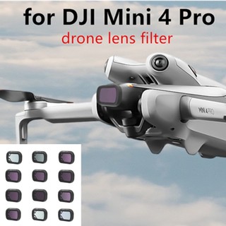 ♞,♘,♙適用於 DJI Mini 4 Pro 濾鏡 UV 鏡頭保護光學玻璃 CPL 偏光 ND8 調光無人機濾鏡配件