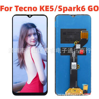 適用傳音Tecno Spark6go螢幕總成 KE5手機液晶顯示屏LCD Display