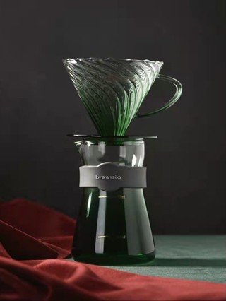 咖啡濾杯 手衝咖啡 Brewista正品手衝咖啡套裝咖啡禮盒暗夜綠套裝耐熱玻璃濾杯分享壺