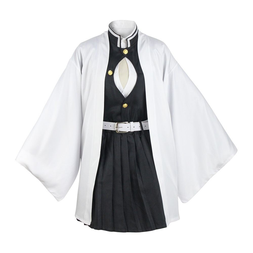 💖台湾 出货💖動漫 鬼之刃 cos服 炭甘露寺蜜璃子 二次元 動漫服裝 萬聖節 cosplay 表演服 角色扮演 換裝趴