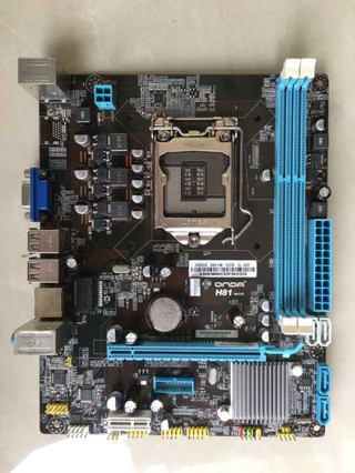 昂達H81M電腦主機板1150針臺式機DDR3雙通道相容4代英特爾I3/5/7CPU
