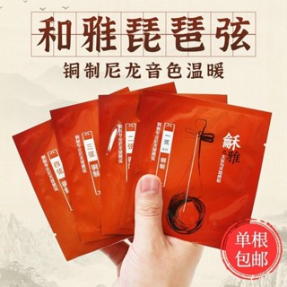 爆款現貨 琵琶琴絃 龢雅鋼繩琵琶弦 和雅銅製琴絃 星海福音專業演奏級尼龍弦 樂器配件 極速出貨