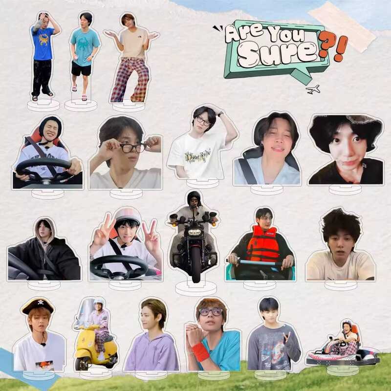 田柾國立牌 田柾國周邊 V金泰亨Jung kook 桌面擺件 jimin個人田柾國亞克力雙面高清立牌明星周邊 dab