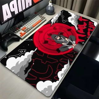 日本酷動漫鼠標墊筆記本電腦紅月亮遊戲鍵盤地毯 XL N-narutoS 滑鼠墊 PC I-itachi Gamer U-