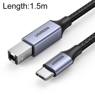 ※泡泡龍※ ♞,,新到貨 Ugreen Type-C / USB-C 轉 Type-B 列印機尼龍編織連線數據線,長度: