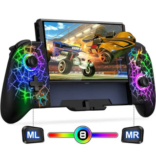 ♞,♘BEBONCOOL Switch 控製器 適用於任天堂 Switch OLED 手持模式的 Switch 一體式控