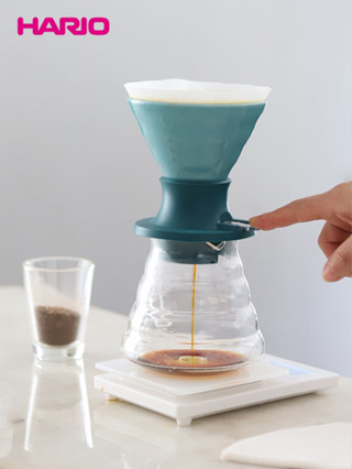 咖啡濾杯 手衝咖啡 HARIO浸泡式 V60陶瓷咖啡濾杯 有田燒 聰明杯 手衝咖啡開關滴濾杯