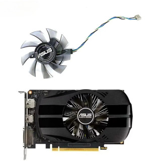 ♞全新 75MM 4Pin 風扇適用於華碩 GeForce GTX1650 RX550 PHOENIX OC 顯示卡更換風