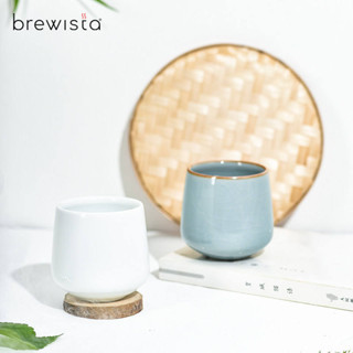 咖啡器具 Brewista景德鎮陶瓷金絲冰裂紋青瓷茶杯咖啡杯單品杯 禮盒裝226ml