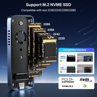 ※順發優選※ ♞,♘ACASIS 10Gpbs USB3.1透明硬碟盒 M.2 NVMe SSD外接盒，帶冷卻風扇