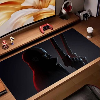12-Game hitman C-Codename 47 滑鼠墊鍵盤桌墊,卡哇伊橡膠,防滑桌墊,XXL90x40cm