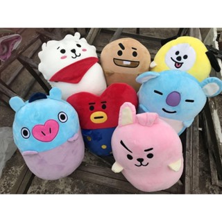 bt21抱枕卡通公仔bts周邊娃娃迷你午睡枕沙發枕防彈少年團玩偶枕V 明星周邊
