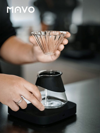 咖啡濾杯 手衝咖啡 MAVO星凝咖啡濾杯 手衝咖啡壺套裝滴漏壺漏斗濾壺V60濾杯蛋糕摺紙