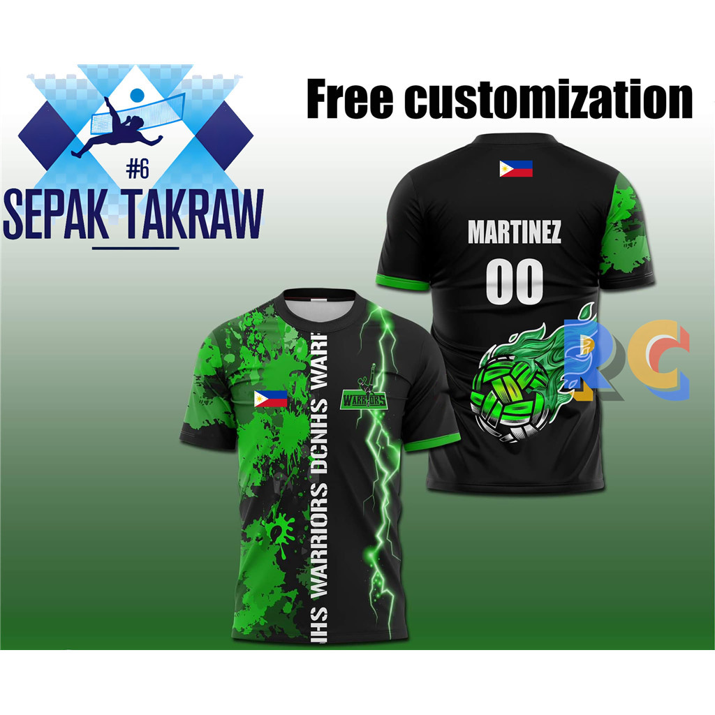 2025 NEW WARRIORS DCNHS STL SEPAK TAKRAW JERSEY 尺碼 XS-XXXL 中