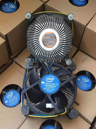 臺式電腦主機風扇115Xi35英特爾原裝cpu散熱器靜音超薄散熱器 chengxiang1