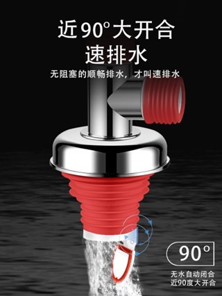 洗衣機排水管專用接頭地漏管防臭溢水浴室二合一
