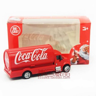 禮盒裝 全新可口可樂1:64耶誕合金運輸車貨車貨櫃車汽車卡車模型