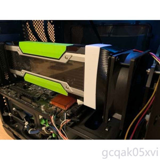NVIDIA Tesla V100 P40 P100 M40顯示卡改裝主動散熱風扇元件9CM