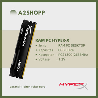 →品質優選← ♞,,,金士頓 HYPER-X 8GB DDR4 PC21300 2666Mhz LONGDIMM RAM