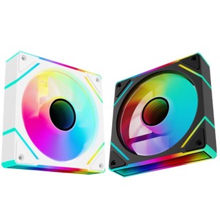 ♞,♘ThermalTake 電影透S 120mm 機箱風扇 PWM ARGB 機箱風扇,適用於 PC 機箱和冷卻器